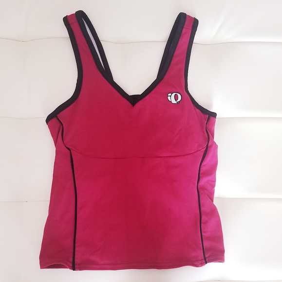 Pearl iZumi cycling bra tank top - medium - maroon - Picture 1 of 5